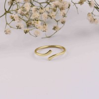 925 Sterling Silver Adjustable Ring, Silver Irregular Ring, Twist Ring, Minimalist Ring, Abstract Ring, Trendy Unique Ring, Modern Ring