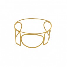 Plain Handmade Designer Gold Plated 925 Silver Jewelry Bangle