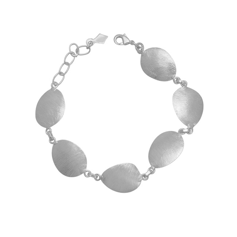 925 Sterling Silver Jewelry Plain Handmade Designer Bracelet 