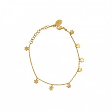 Plain Silver Gold Plated 925 Sterling Silver Jewelry Handmade Bracelet