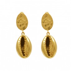 925 Sterling Silver Jewelry Designer Gold Plated Earrings