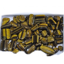Yellow Tiger Eye Loose Gemstone Mix Shape Size Bunch Lots For Jewelry