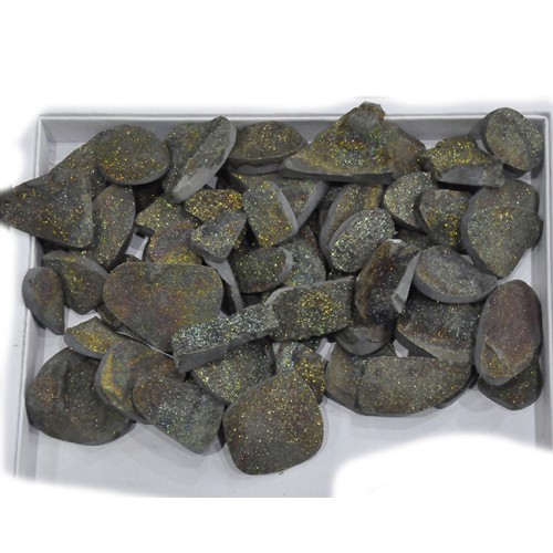 Rainbow Pyrite Loose Gemstone Free Shape Size Wholesale Lots For Jewelry