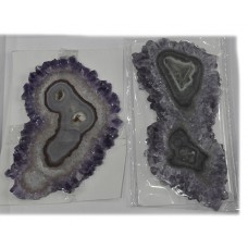  Amethyst Window Silce Gemstone Mix Shape Size For Jewelry