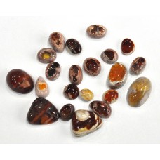 Mexican Fire Opal Cabochon Loose Gemstone Free Shape Size Bunch Lots For Jewelry