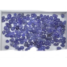 Blue Milky Tanzanite Cabochon Loose Gemstone Mix Shape Size Wholesale Lots For Jewelry