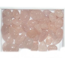 Rose Quartz Cabochon Loose Gemstone Mix Shape Size Bunch Lots For Jewelry