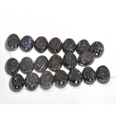 Titanium Druzy Pieces Loose Gemstone Mix Shape Size Lots For Jewelry