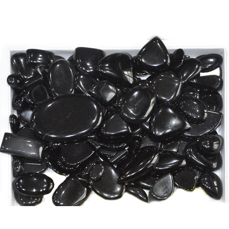 Details about   50 Pieces 9x9 MM Round Natural Black Onyx Cabochon Loose Gemstones