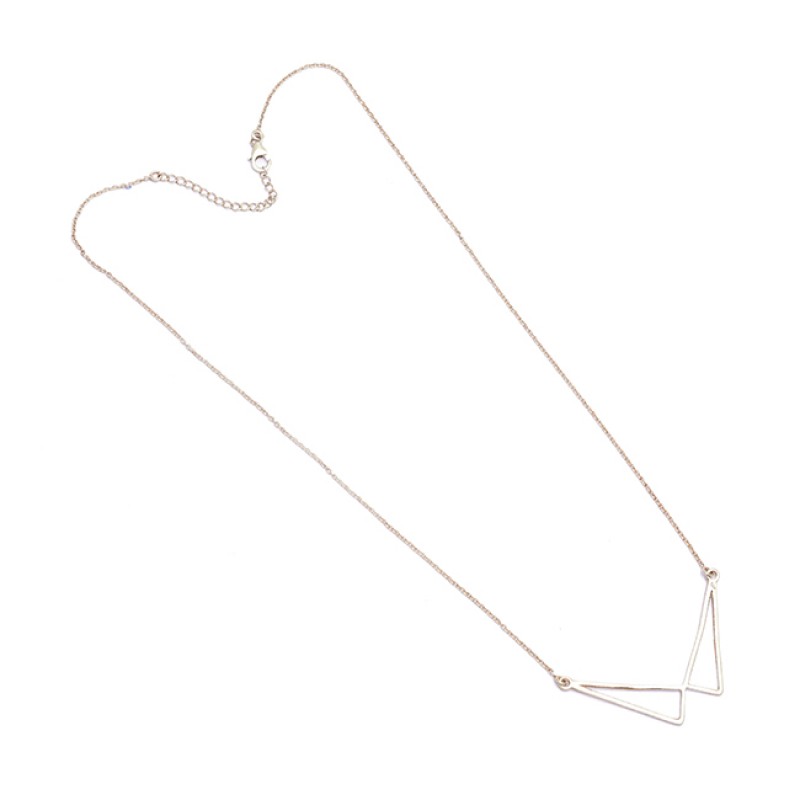 
									925 Sterling Silver Latest Designer Plain Handmade Necklace Jewelry : Price $22.50