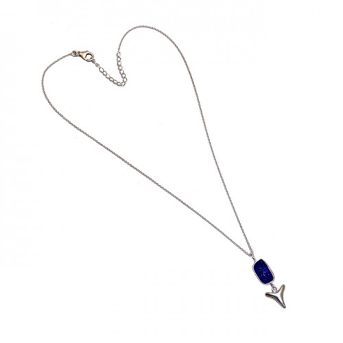 Star Shape Designer Blue Lapis Lazuli Gemstone 925 Sterling Silver Jewelry