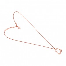 Plain Handmade Designer Necklace 925 Sterling Silver Gold Plated Jewelry