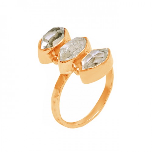 Faceted Marquise Shape Citrine Gemstone 925 Sterling Silver Ring Jewelry
