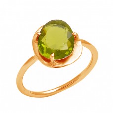 Peridot Oval Shape Gemstone 925 Sterling Silver Handcrafted Designer Ring