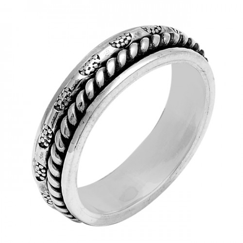 925 Sterling Silver Plain Handmade Designer Ring Jewelry