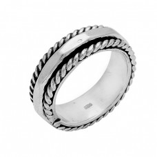 Handcrafted Plain Designer 925 Sterling Silver Ring Jewelry