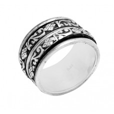 Vintage Look Plain Designer 925 Sterling Silver Ring Jewelry