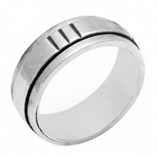 Plain Handmade Designer 925 Sterling Solid Silver Ring Jewelry