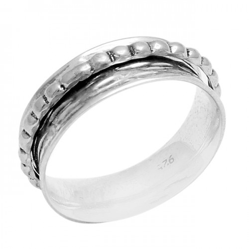 925 Sterling Solid Silver Plain Handmade Designer Ring Jewellery