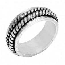 925 Sterling Silver Plain Designer Handmade Ring Jewellery