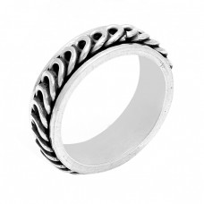 925 Sterling Silver Plain Handmade Designer Ring Jewellery