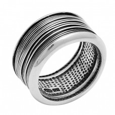 925 Sterling Solid Silver Plain Designer Stylish Ring Jewelry