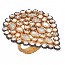 925 Sterling Silver Jewelry Crystal Quartz Gemstone Handmade Jewelry Ring