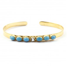 Designer Plain sterling silver gold plated bangle jewelry : Price USD$29.50