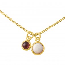 Herkimer Diamond Gemstone Raw Material Rough 925 Sterling Silver Necklace Jewelry : Price $30.50